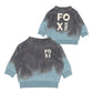 TEAL DIP DYE SWEATSHIRT