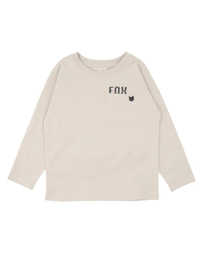 OUTBACK ADVENTURE FOX LS TEE 3-7 YRS