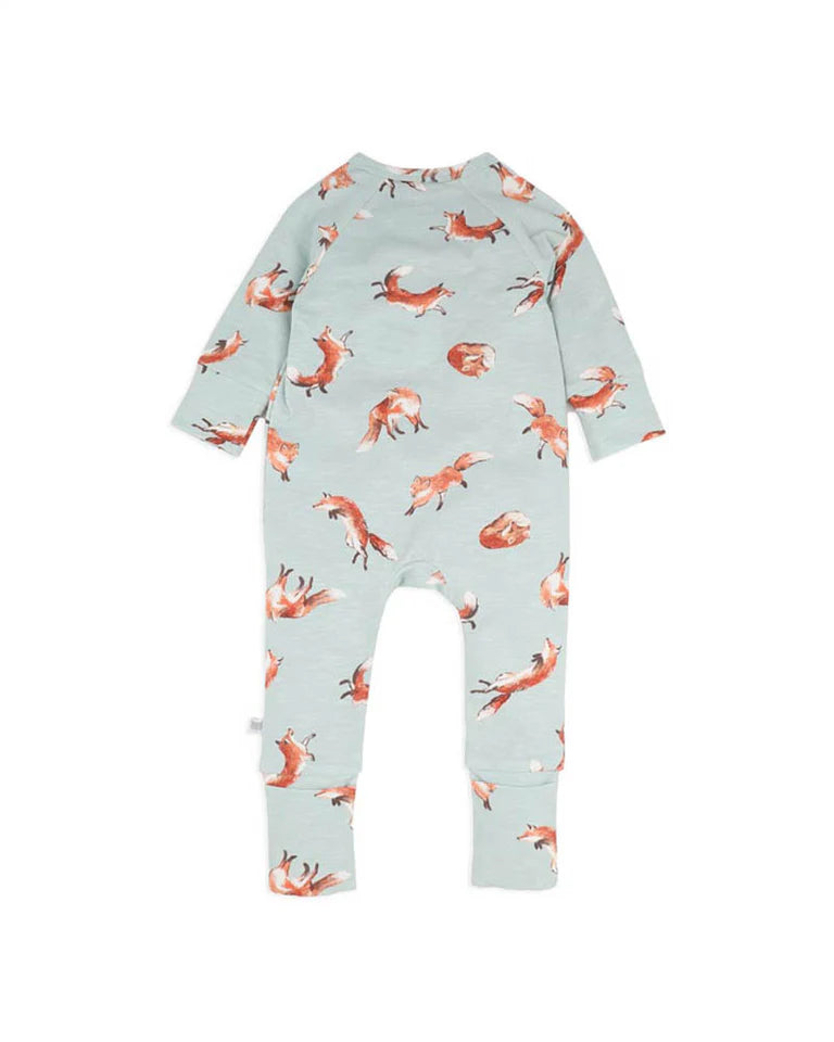 MR FOX ORGANIC LS ZIPSUIT