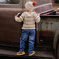 BOYS FOX PULL ON DENIM JEANS 3-7 YRS
