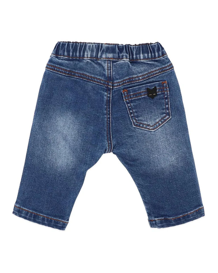BOYS FOX PULL ON DENIM JEANS