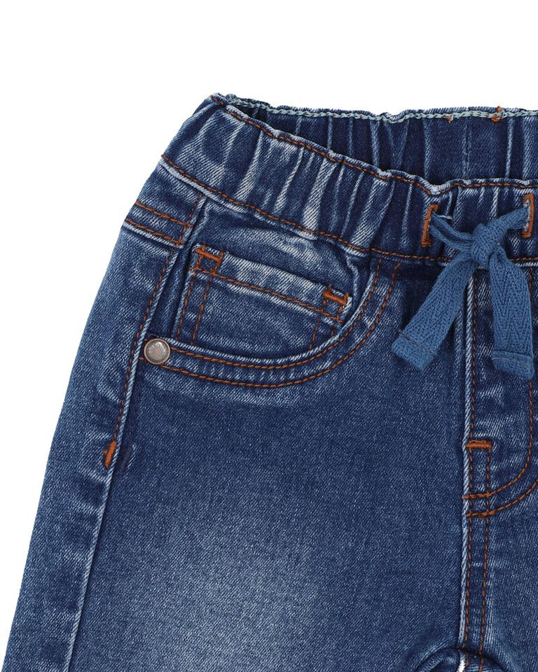 BOYS FOX PULL ON DENIM JEANS