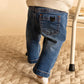 BOYS FOX PULL ON DENIM JEANS
