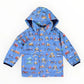 Farm Machine Print Raincoat - Blue