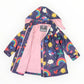 Spring Rainbow Raincoat - Navy