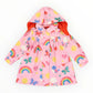 Spring Rainbow Raincoat - Pink