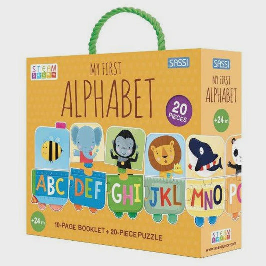 Sassi My First Alphabet STEAM Puzzle & Book Set