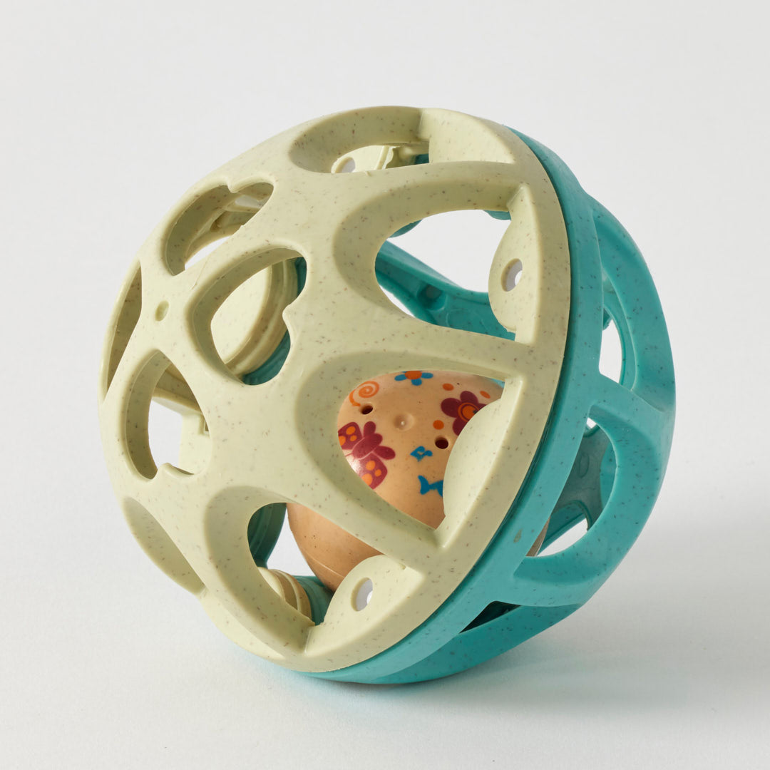 Jiggle and Giggle Eco friendly ball rattle
