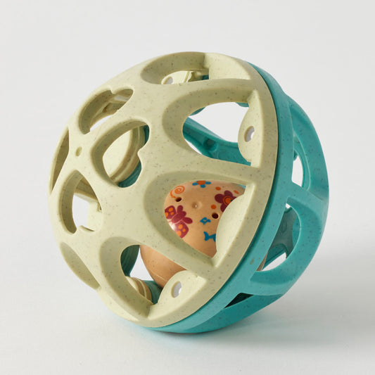 Jiggle and Giggle Eco friendly ball rattle