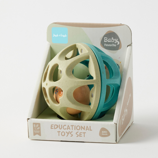 Jiggle and Giggle Eco friendly ball rattle