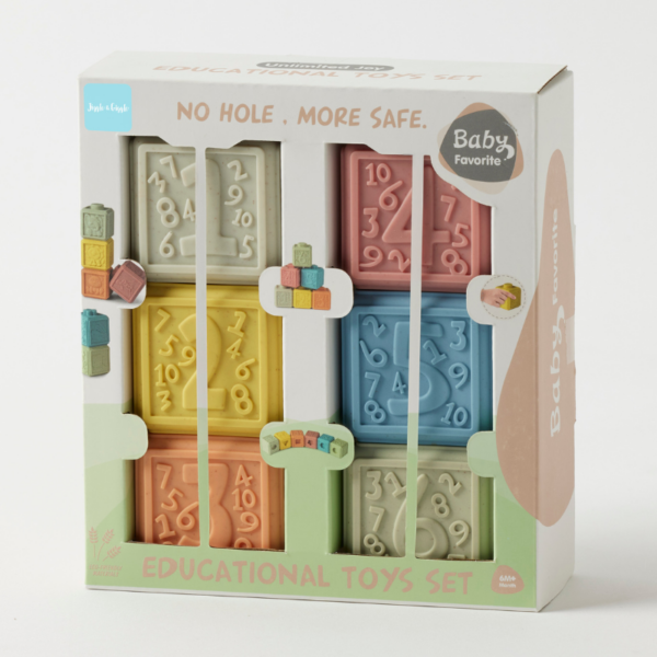 Jiggle and Giggle Eco-friendly counting blocks