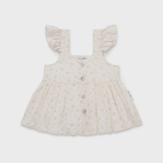 Sofia Floral Button Top