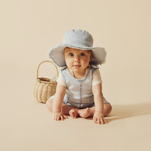 Organic Denim Sun Hat