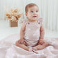 Flower Ruffle Knit Romper
