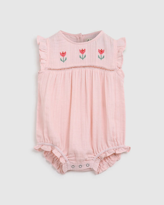 Flee Playsuit - Pink
