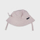 Cotton sun hat -dusty pink stripe