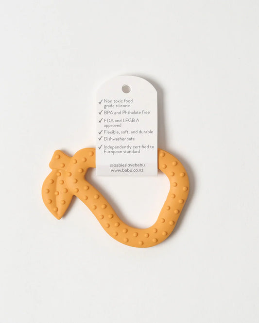 Silicone Teether | Apricot