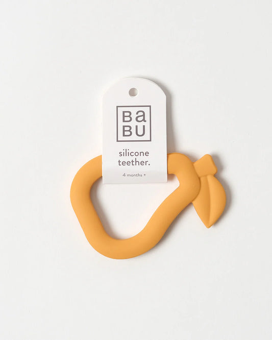 Silicone Teether | Apricot