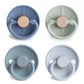 FRIGG Multi Pacifier 4 Pack Latex | 0-6mths | Skyline Serenity