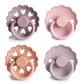 FRIGG Multi Pacifier 4 Pack Latex | 6+mths | Sunset Bliss