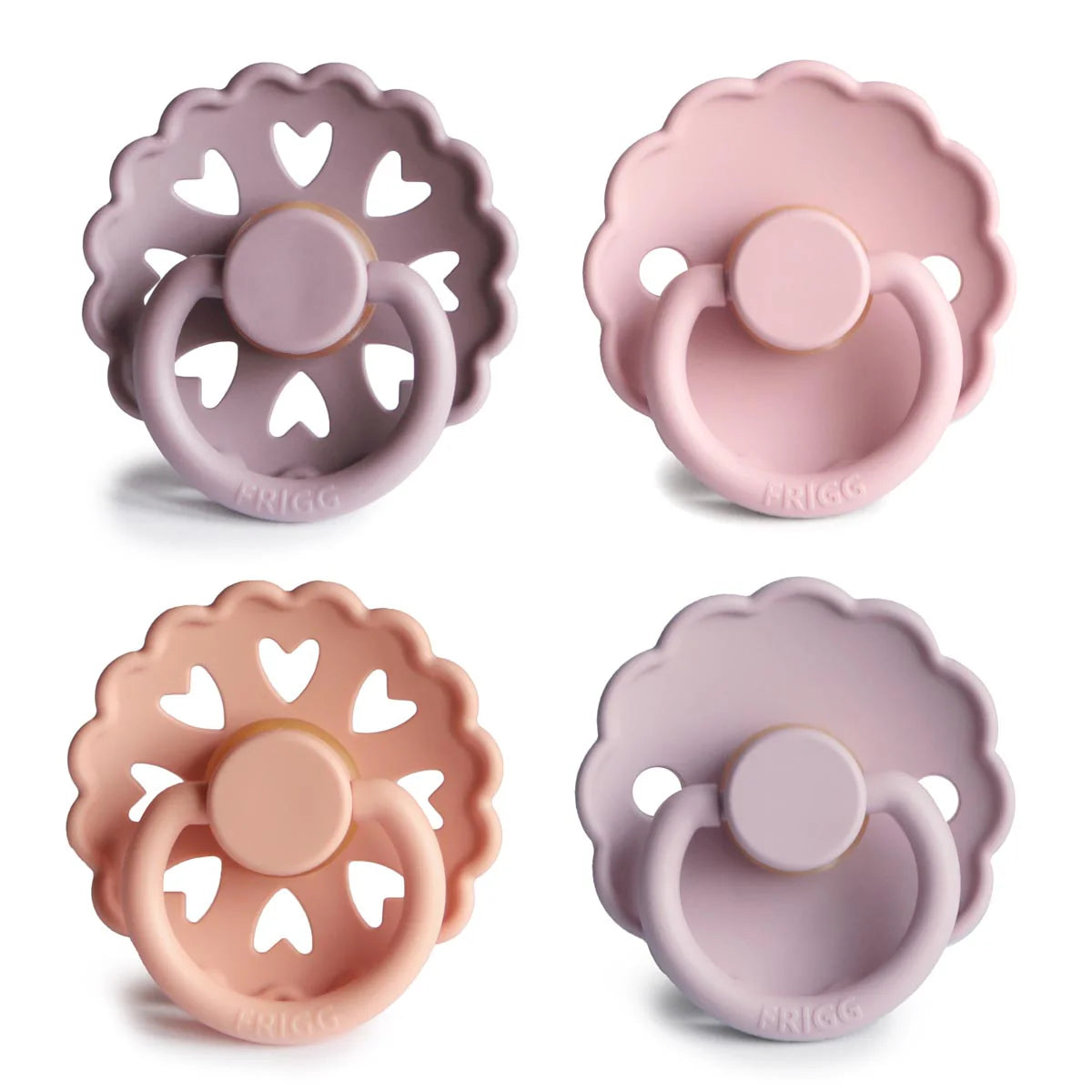 FRIGG Multi Pacifier 4 Pack Latex | 6+mths | Sunset Bliss