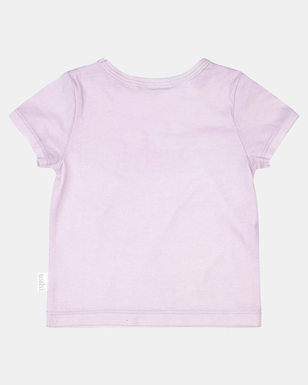 Dreamtime Organic Tee S/S Logo Lilac