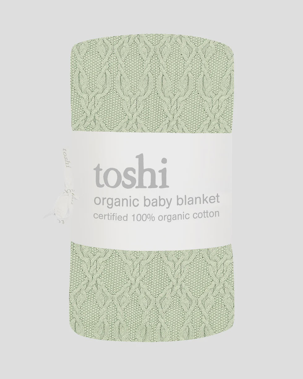 Organic Blanket Bowie | Matcha