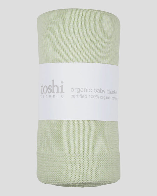 Organic Blanket Snowy | Mist