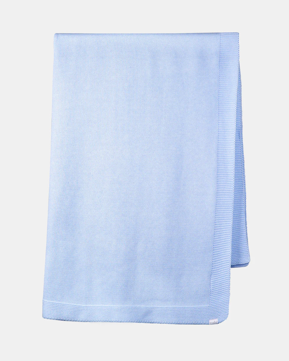 Organic Blanket Snowy | Seabreeze