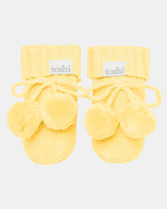 Organic Booties Marley | Banana | 000