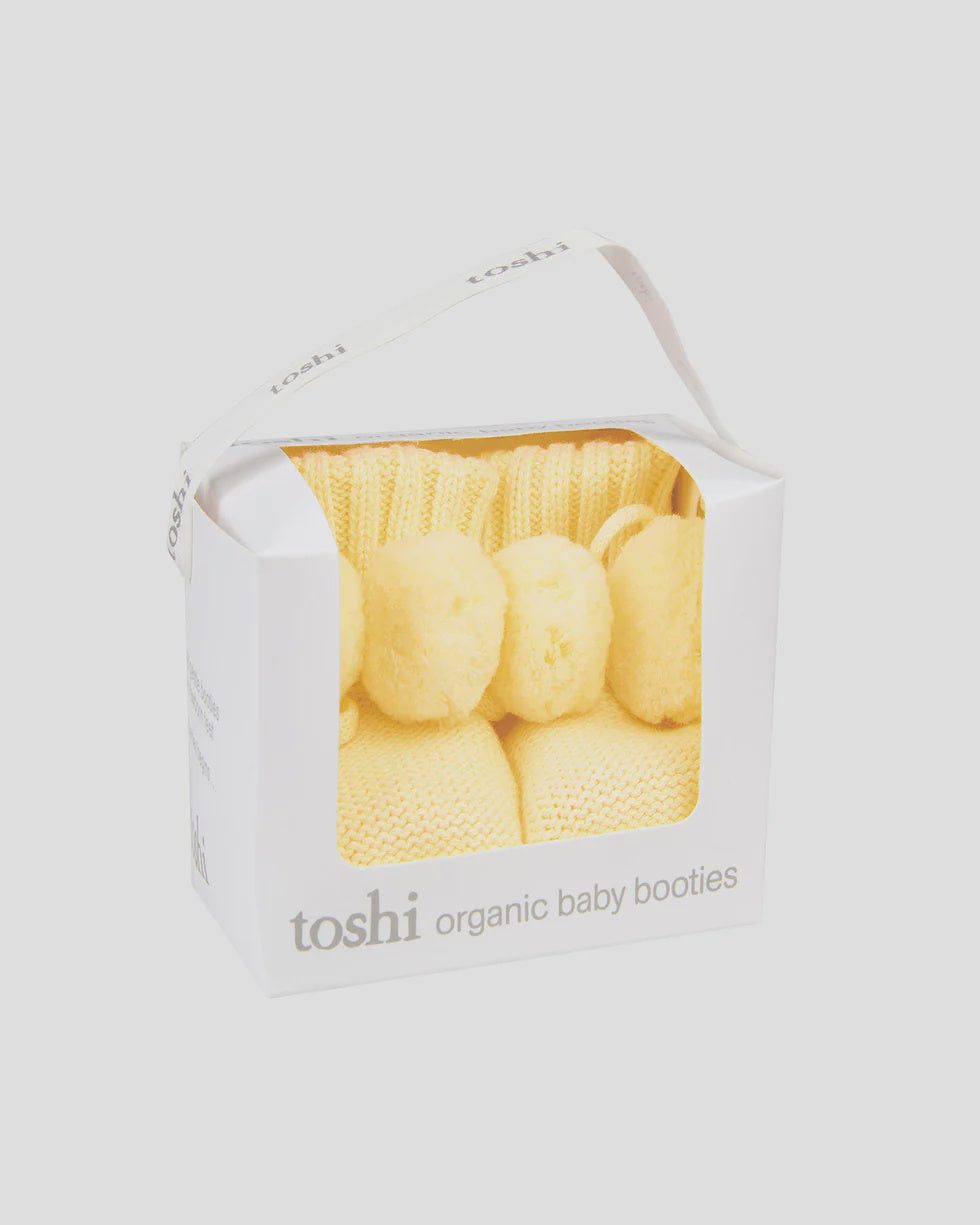 Organic Booties Marley | Banana | 000