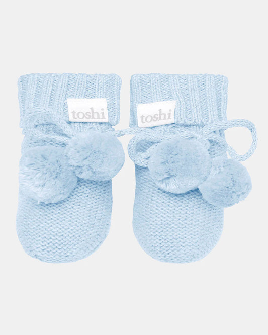 Organic Booties Marley | Bluebird  | 000