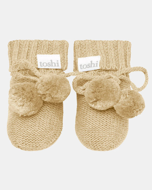 Organic Booties Marley | Driftwood