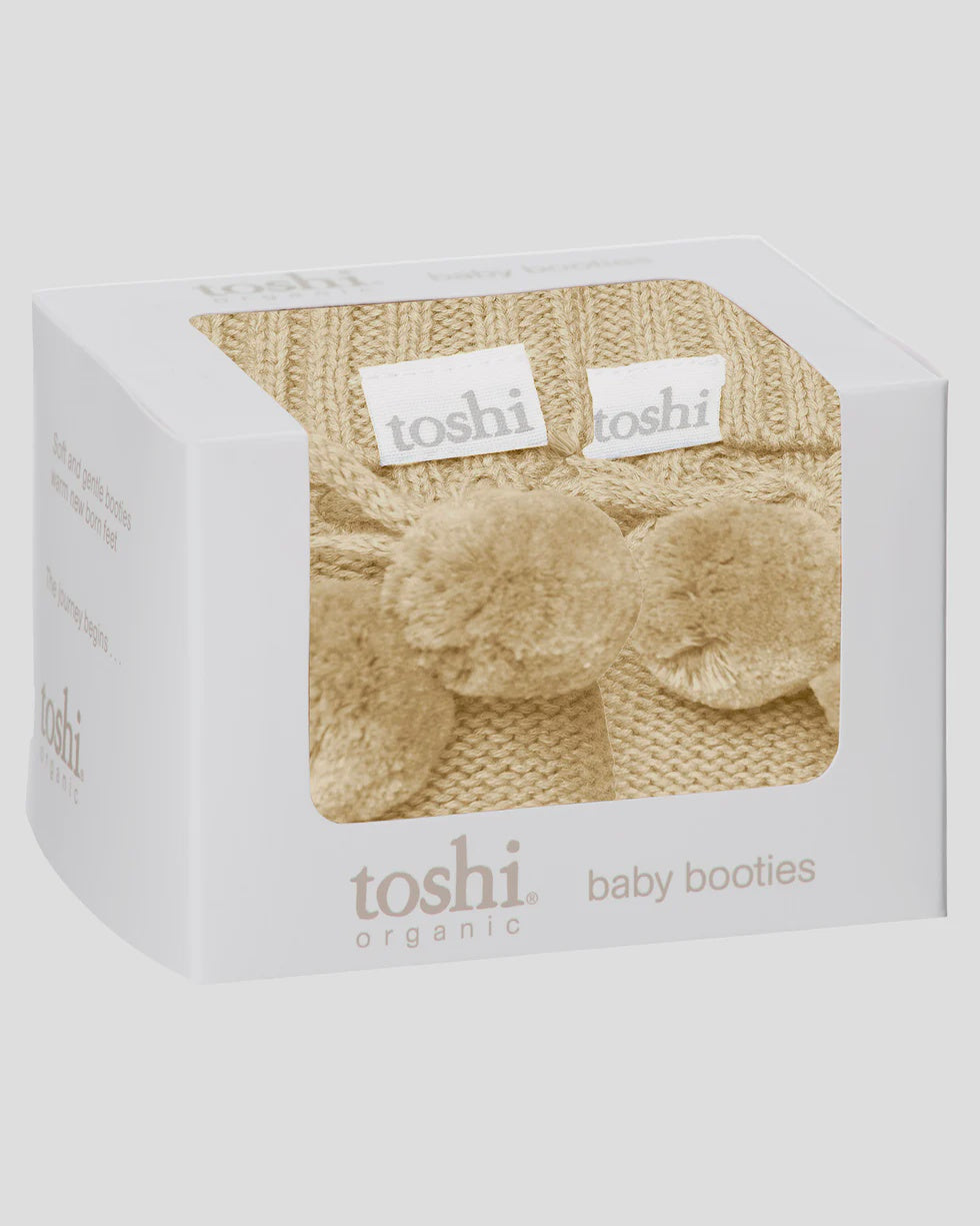 Organic Booties Marley | Driftwood