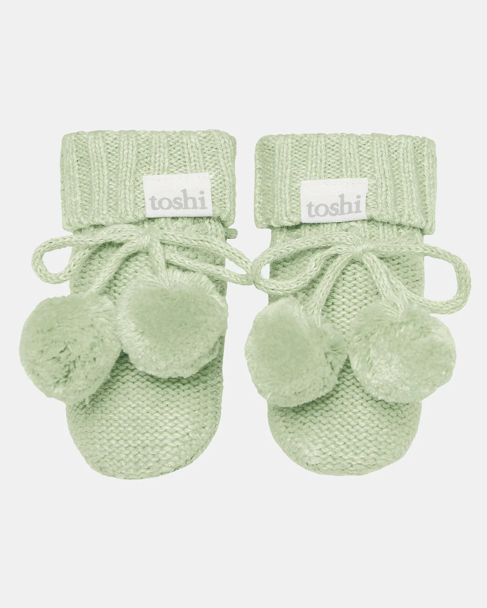 Organic Booties Marley | Matcha