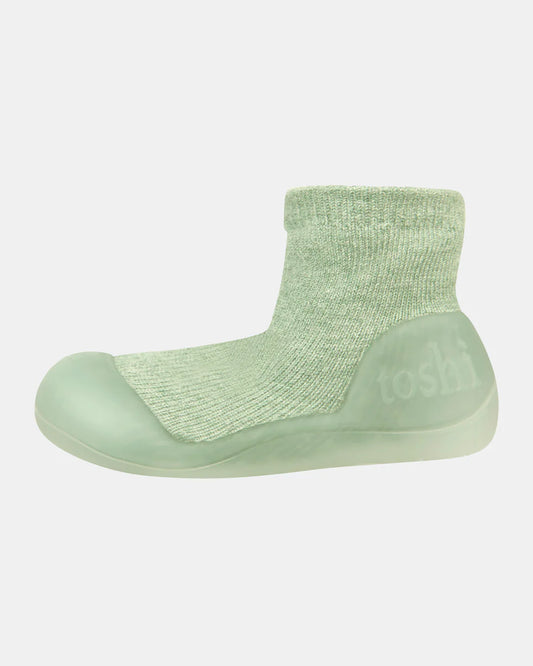 Organic Hybrid Walking Socks Dreamtime Footsteps |Matcha