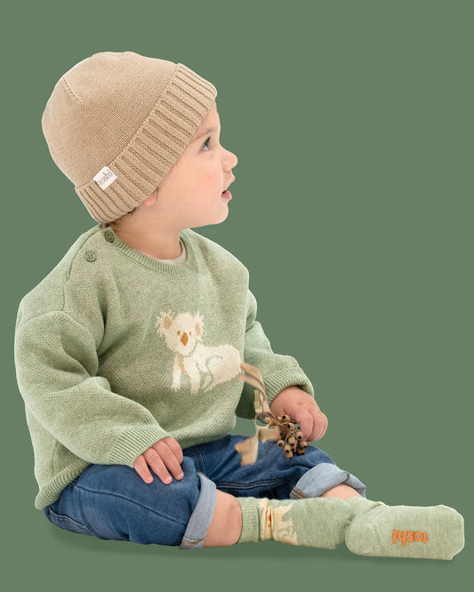 Organic pullover Storytime - koala