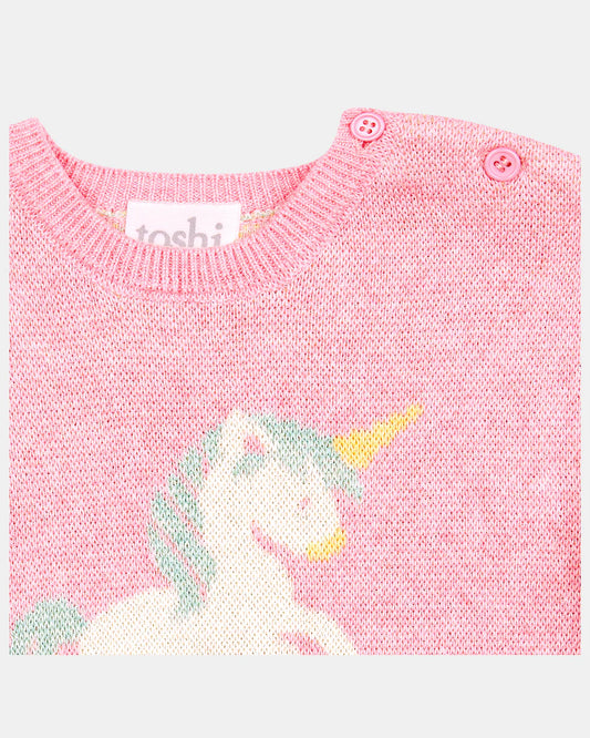 Organic pullover storytime - Unicorn