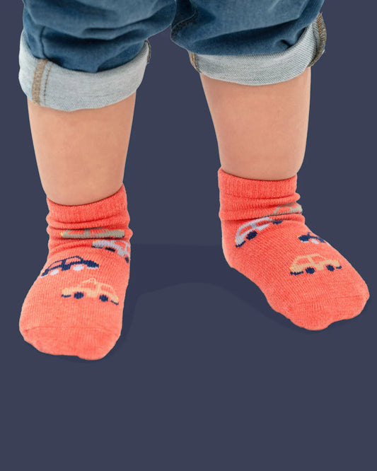 Organic socks ankle jacquard - racer