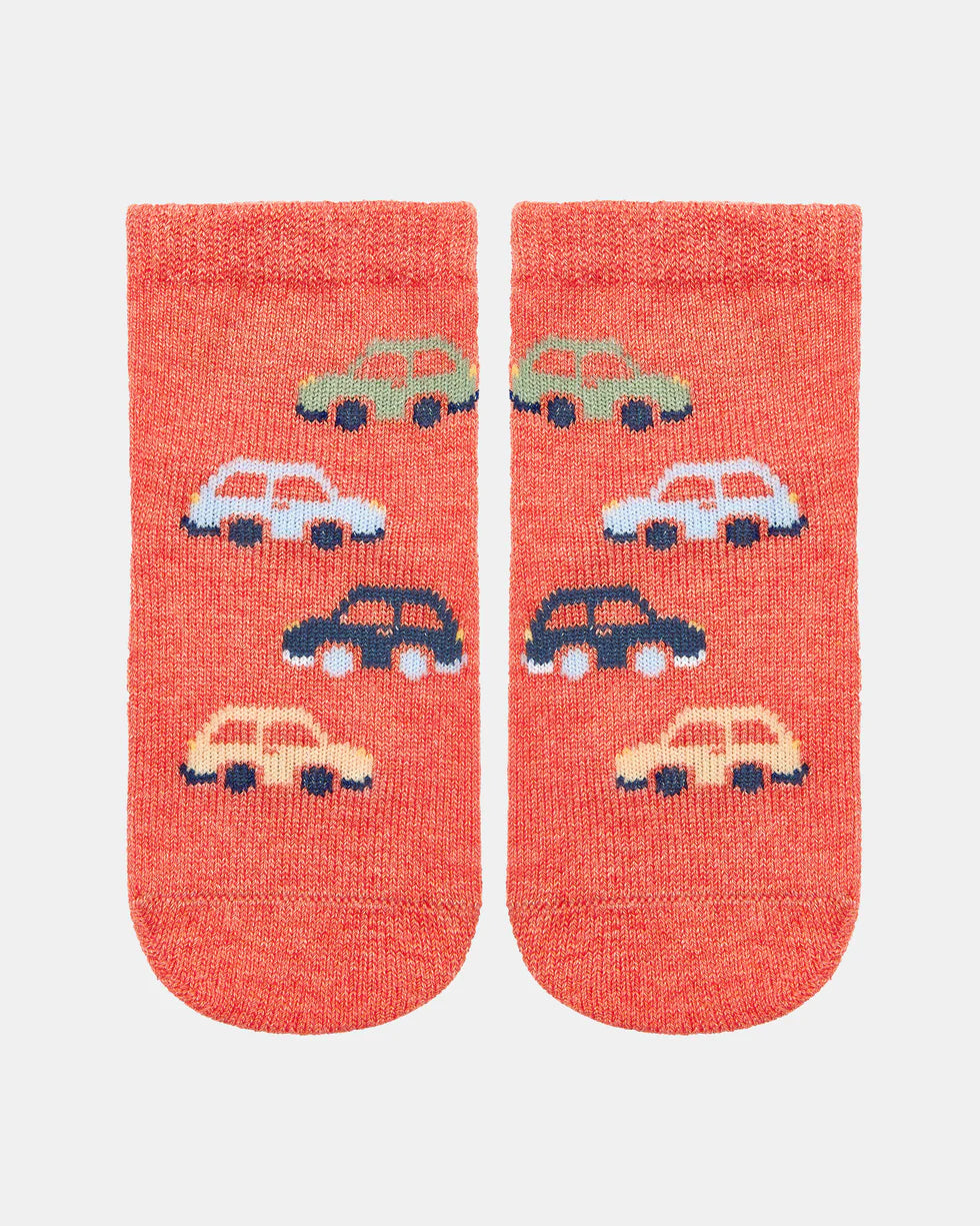 Organic socks ankle jacquard - racer