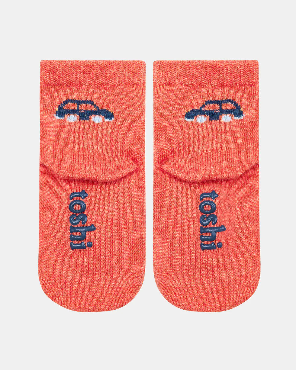 Organic socks ankle jacquard - racer