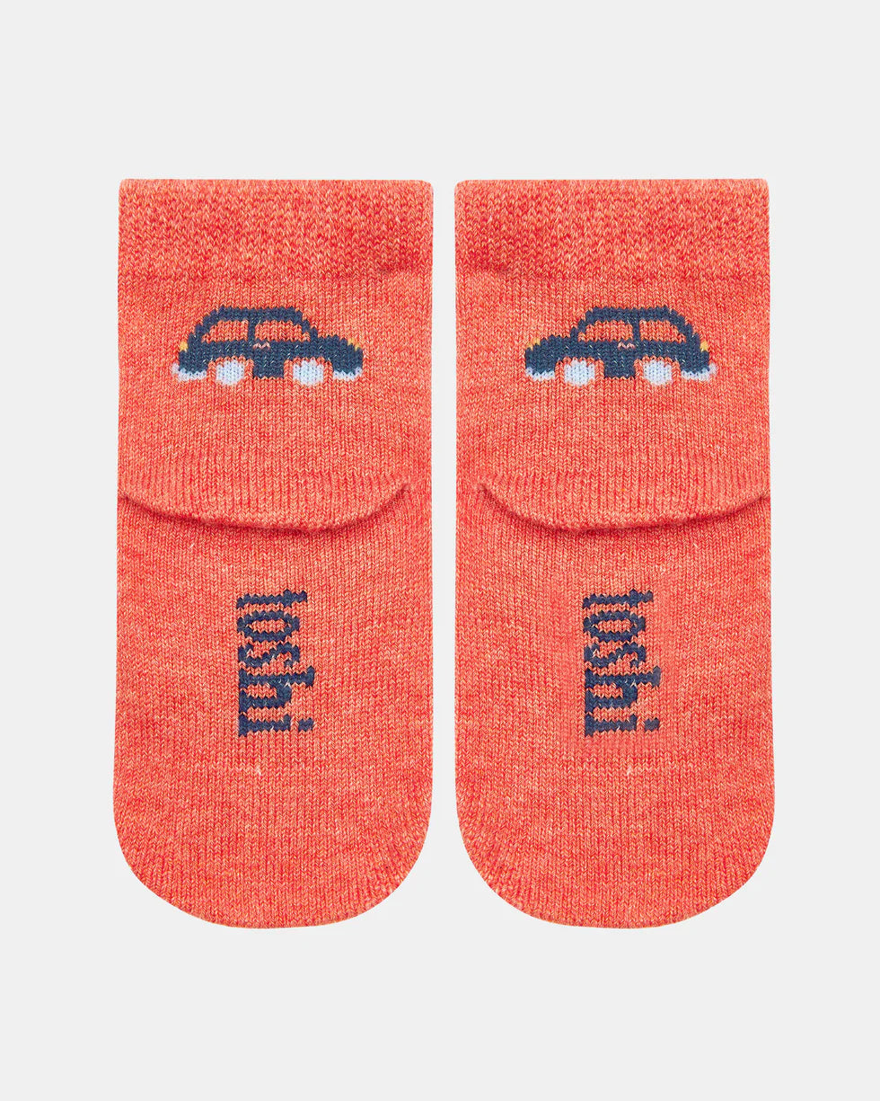 Organic socks ankle jacquard - racer