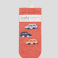 Organic socks ankle jacquard - racer