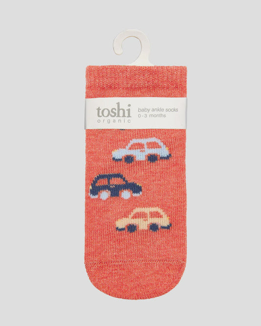 Organic socks ankle jacquard - racer