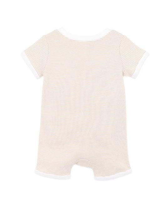 BILLIE GIRAFFE ORGANIC SS ZIPSUIT