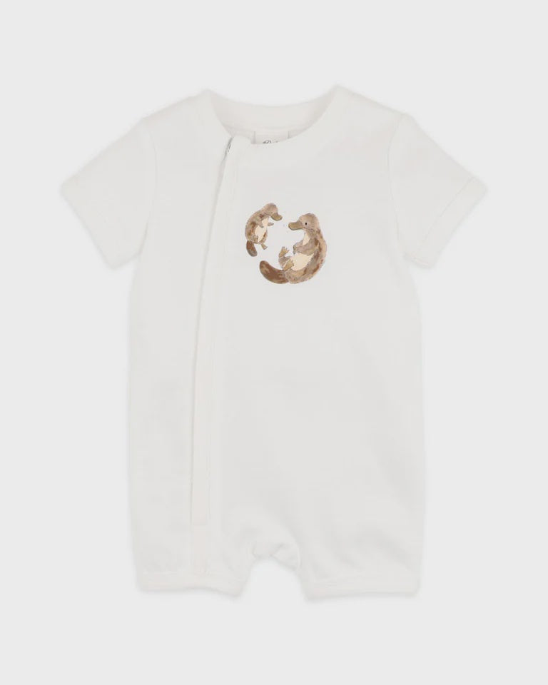 AUSTRALIANA ORGANIC PLATYPUS SS ZIPSUIT
