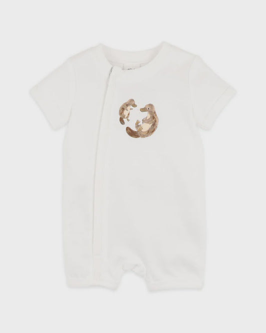 AUSTRALIANA ORGANIC PLATYPUS SS ZIPSUIT