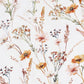 TAYLOR ORGANIC FLORAL SS ZIP ROMPER