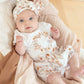 TAYLOR ORGANIC FLORAL KOALA BODYSUIT