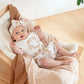 TAYLOR ORGANIC FLORAL KOALA BODYSUIT